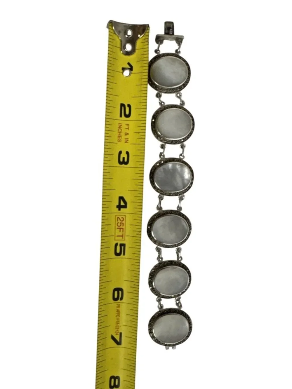 925 Sterling Silver this bracelet